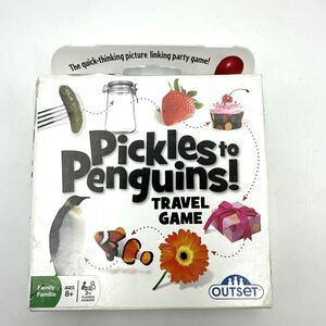 Pickles To Penguins Travel Card Game Outset Media Family Ages 8+ Picture Party